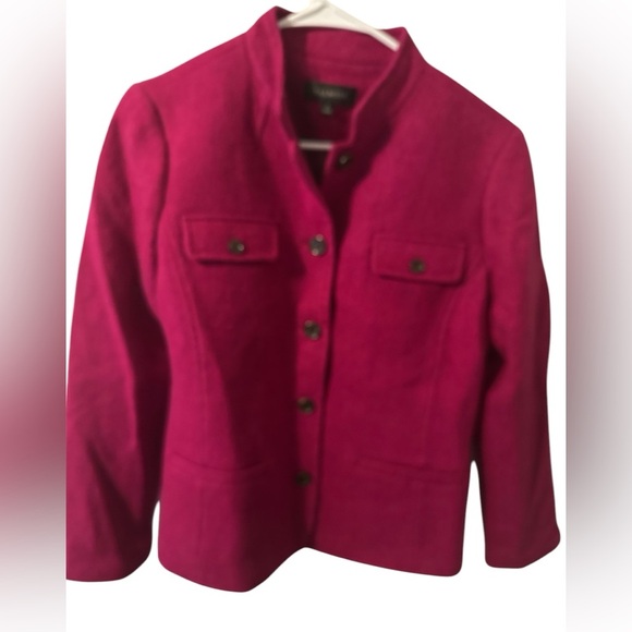 NWT Talbots Peacoat Size 8 MSRP Tag $179 Wool& Viscose Blend - Picture 1 of 5
